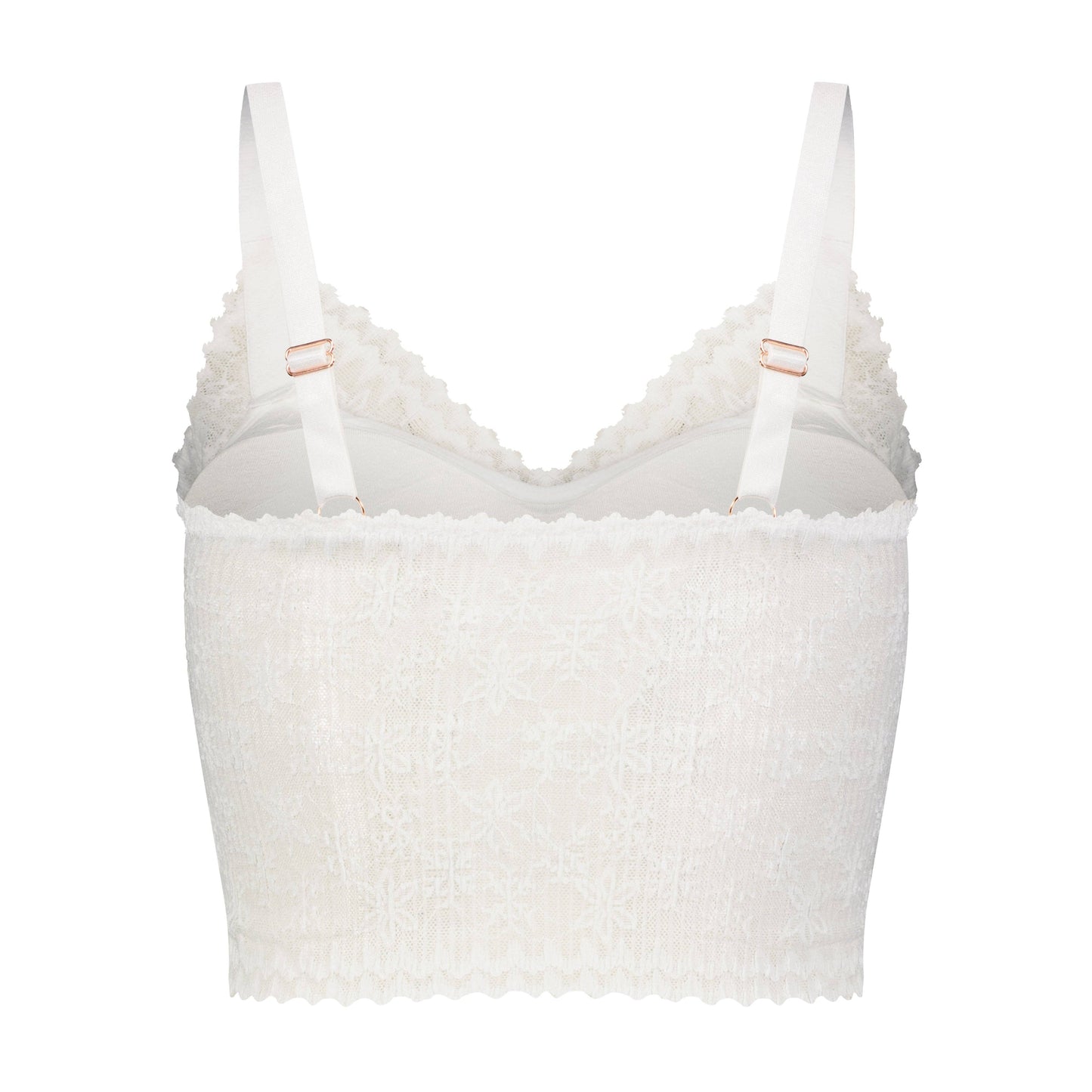 Skye Lace Bralette - White