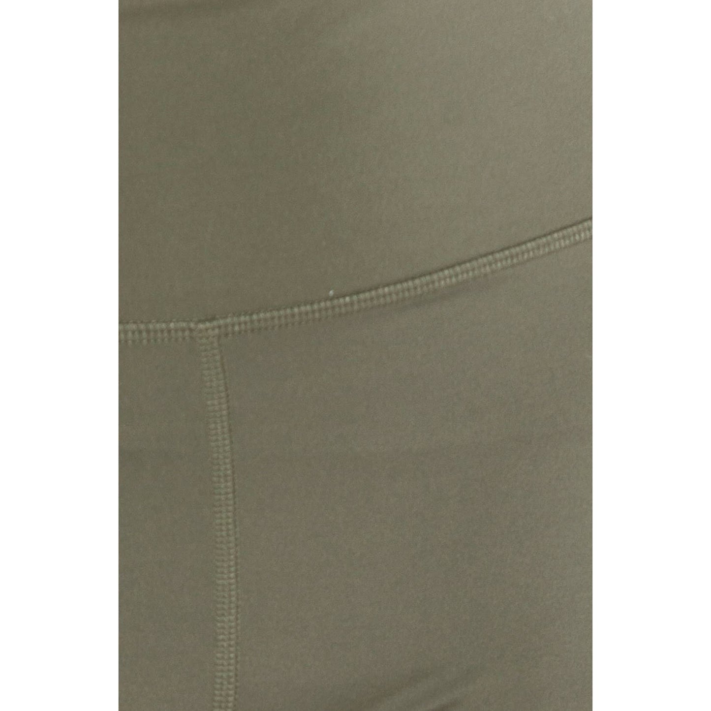 HighWaist Leggings Side Pockets - Grey Sage