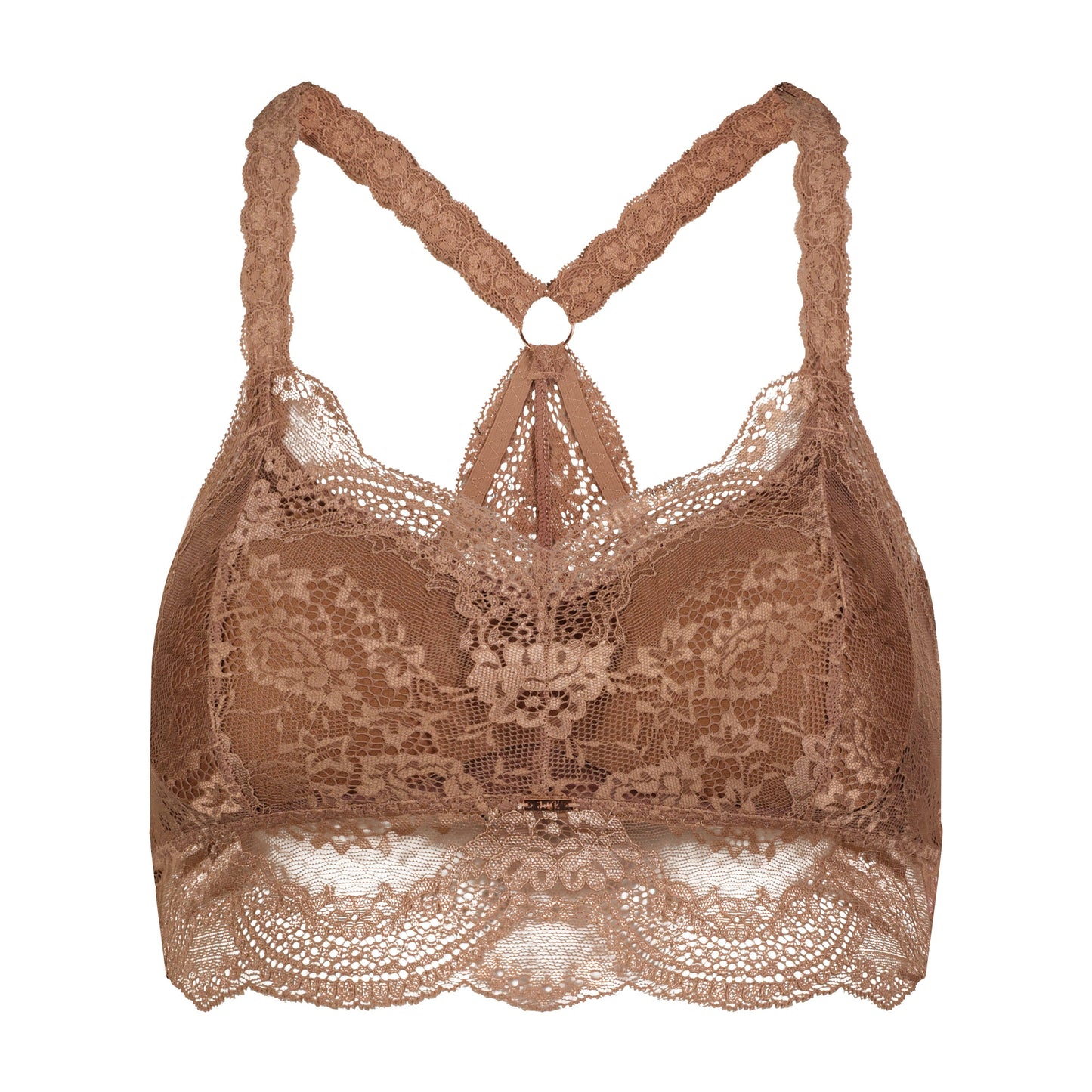 Natalie Lace Bralette -Mocha