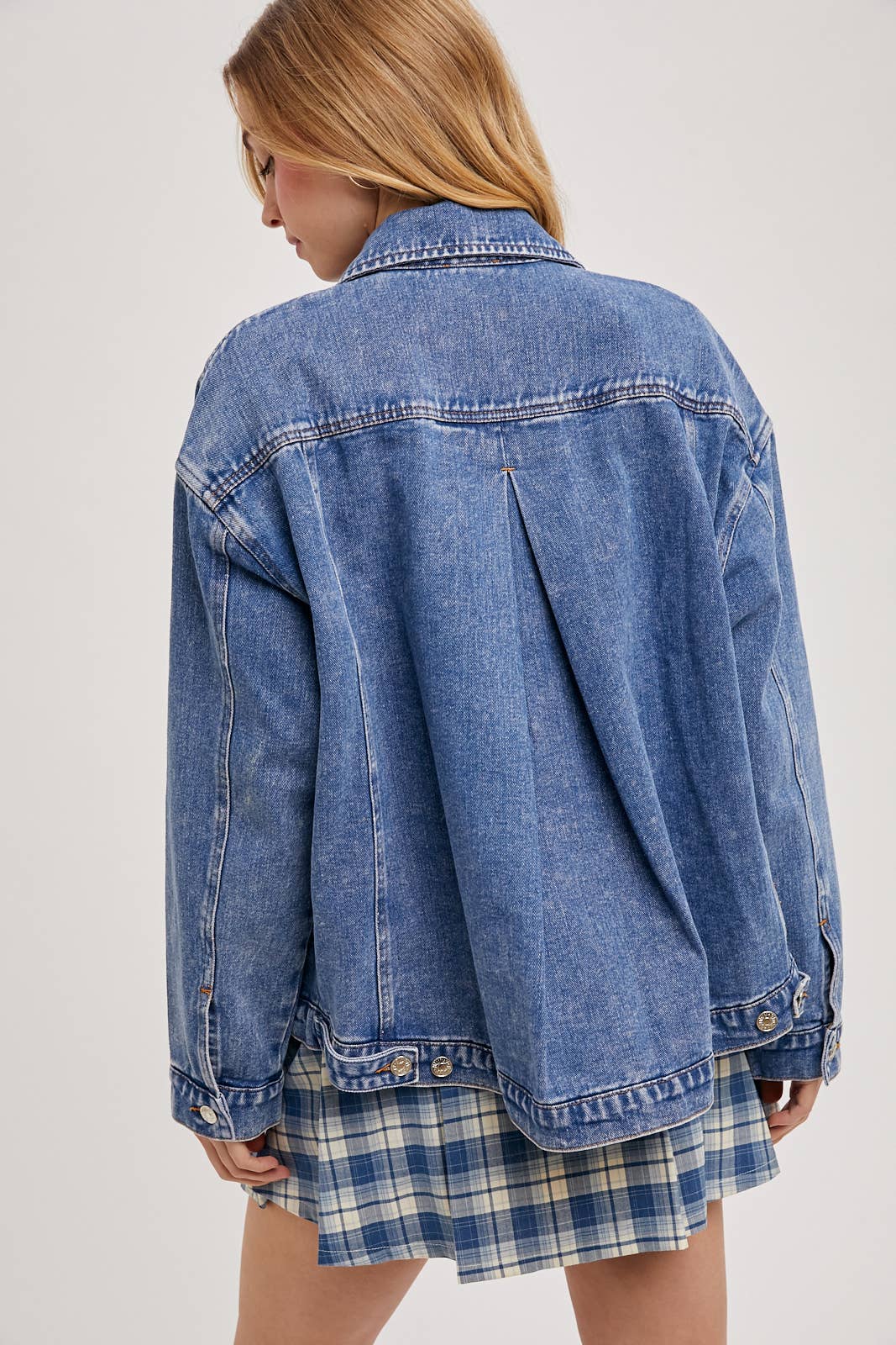 Demi Denim Jacket - Med Wash
