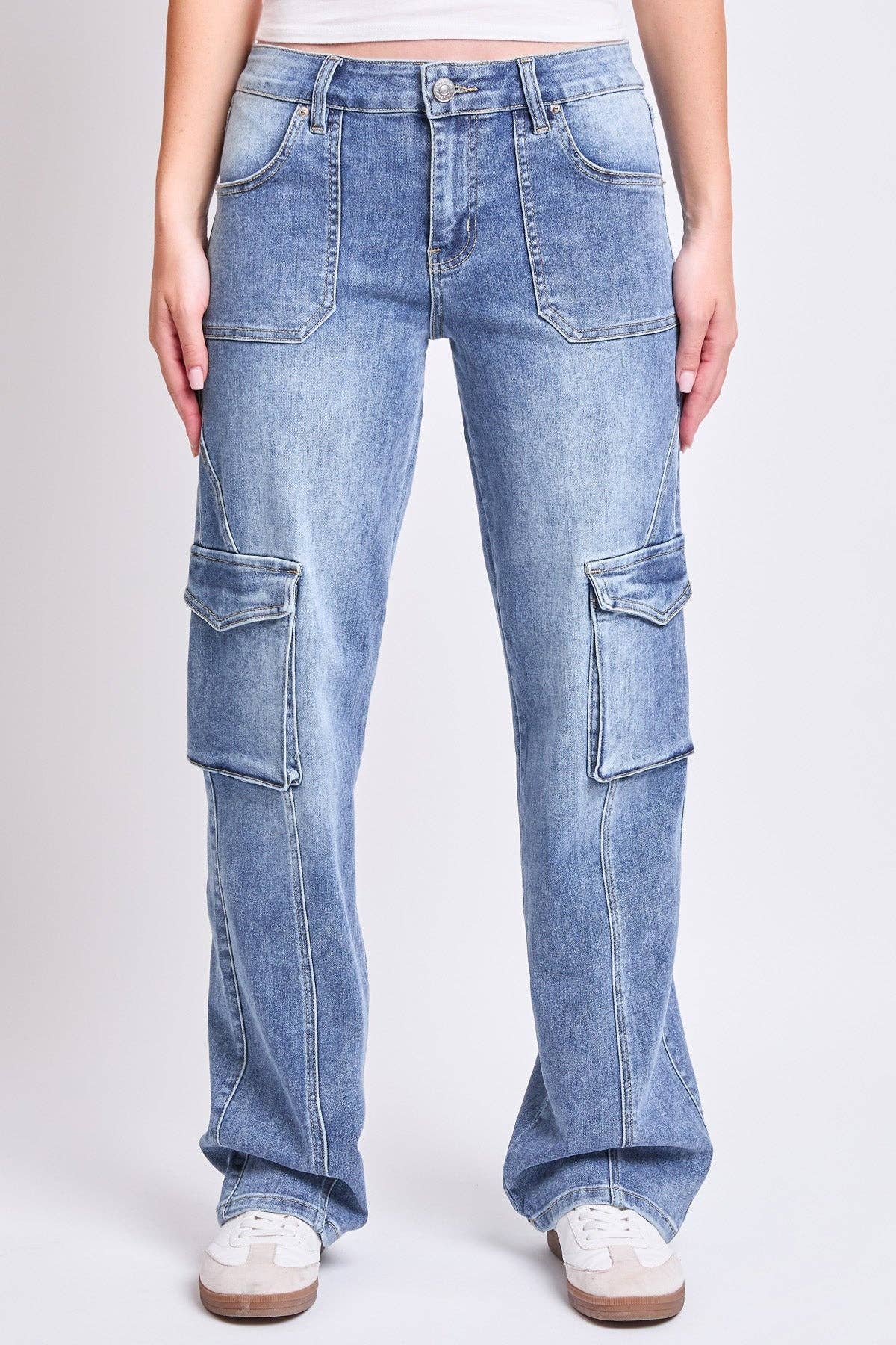High Rise Skater Cargo Jeans