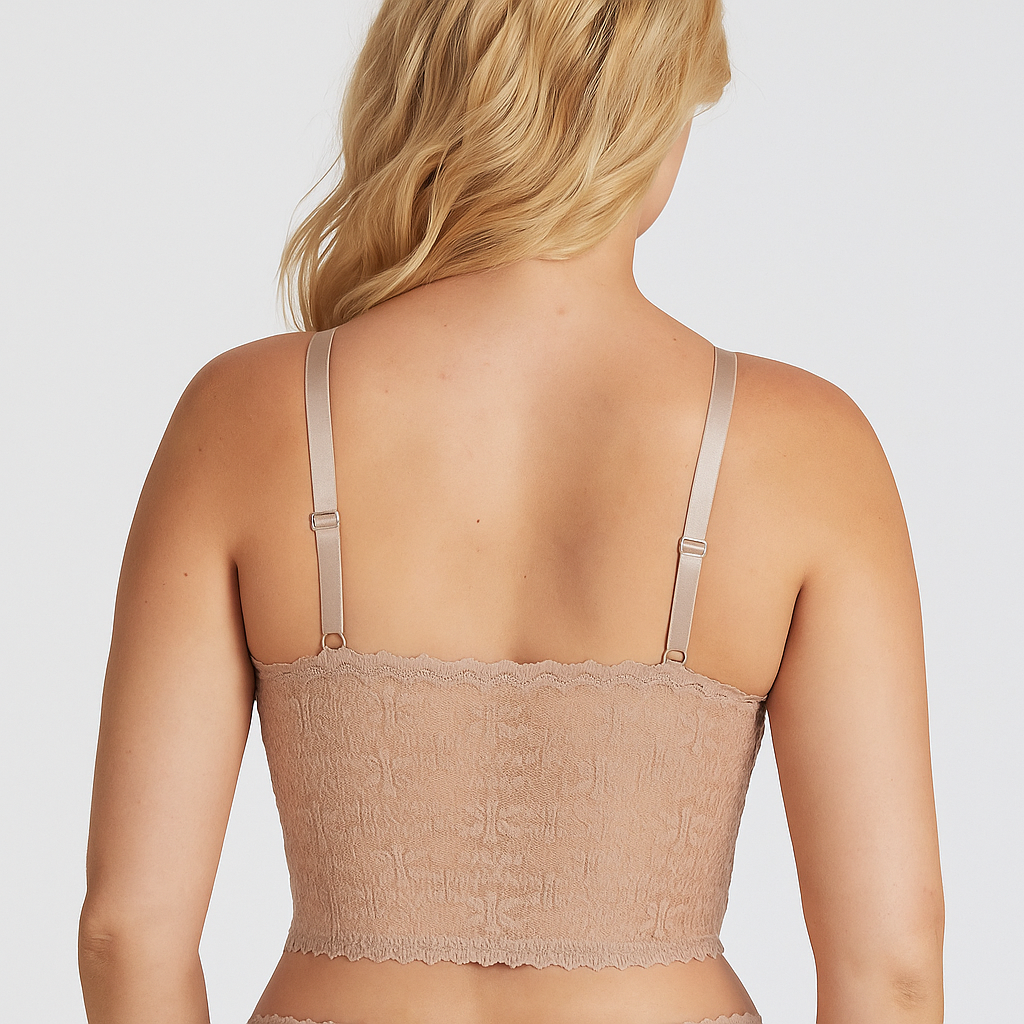Skye Lace Bralette - White