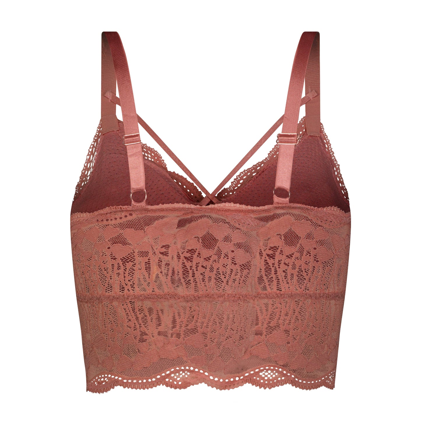 Luna Lace Bralette - Brick