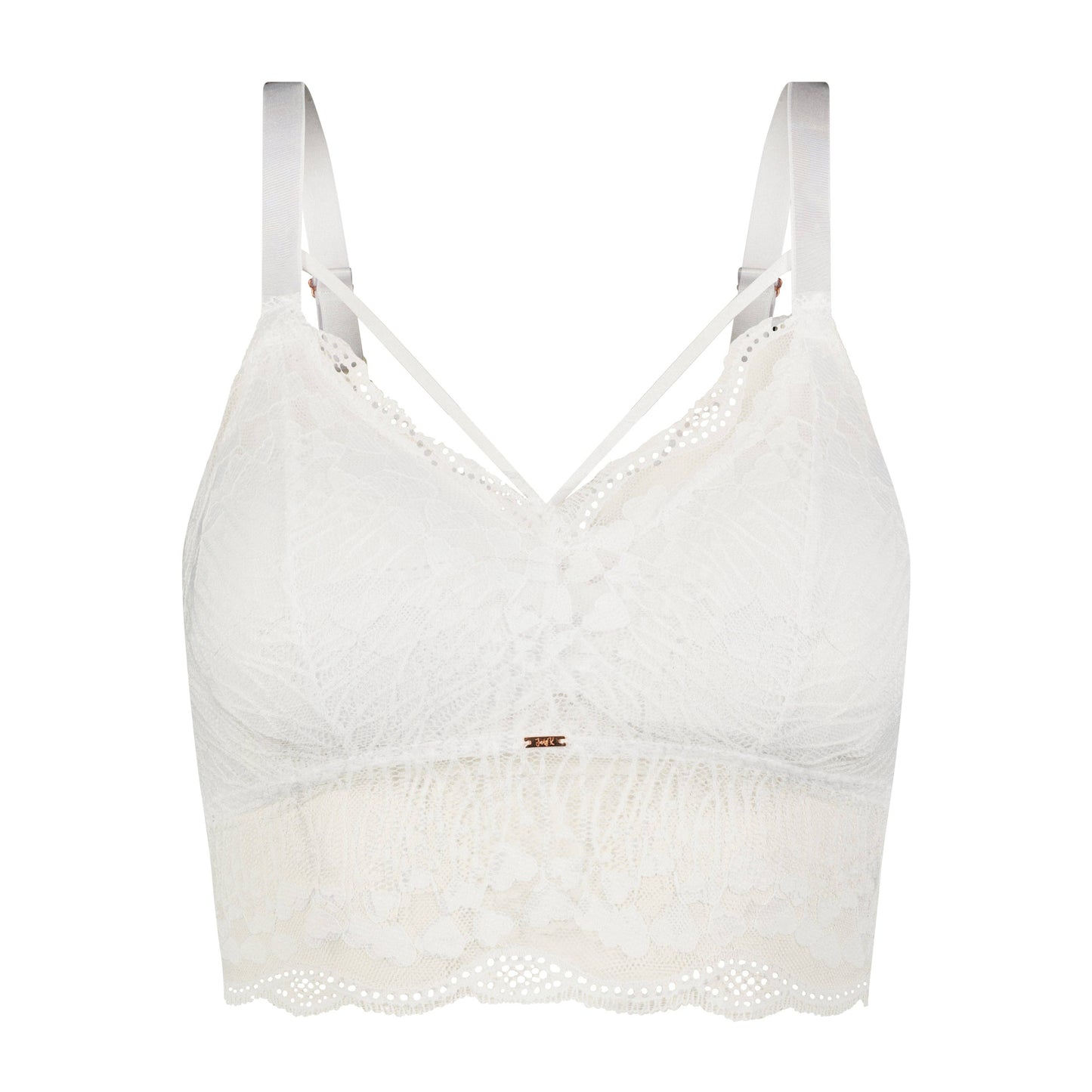 Luna Lace Bralette - White