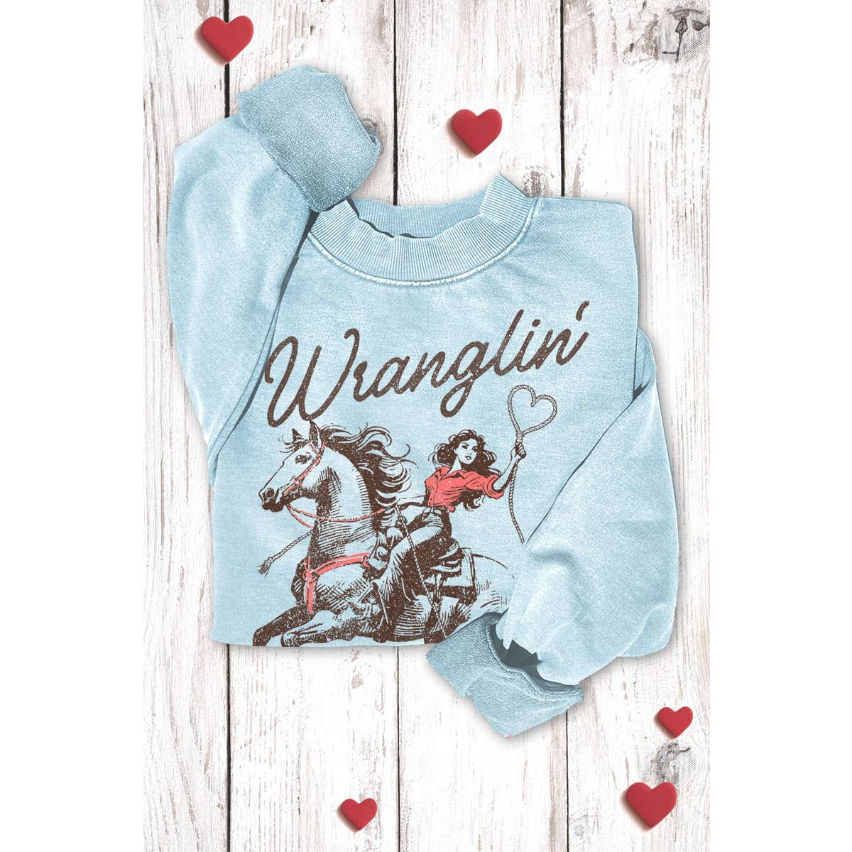 Wranglin Hearts Sweatshirt