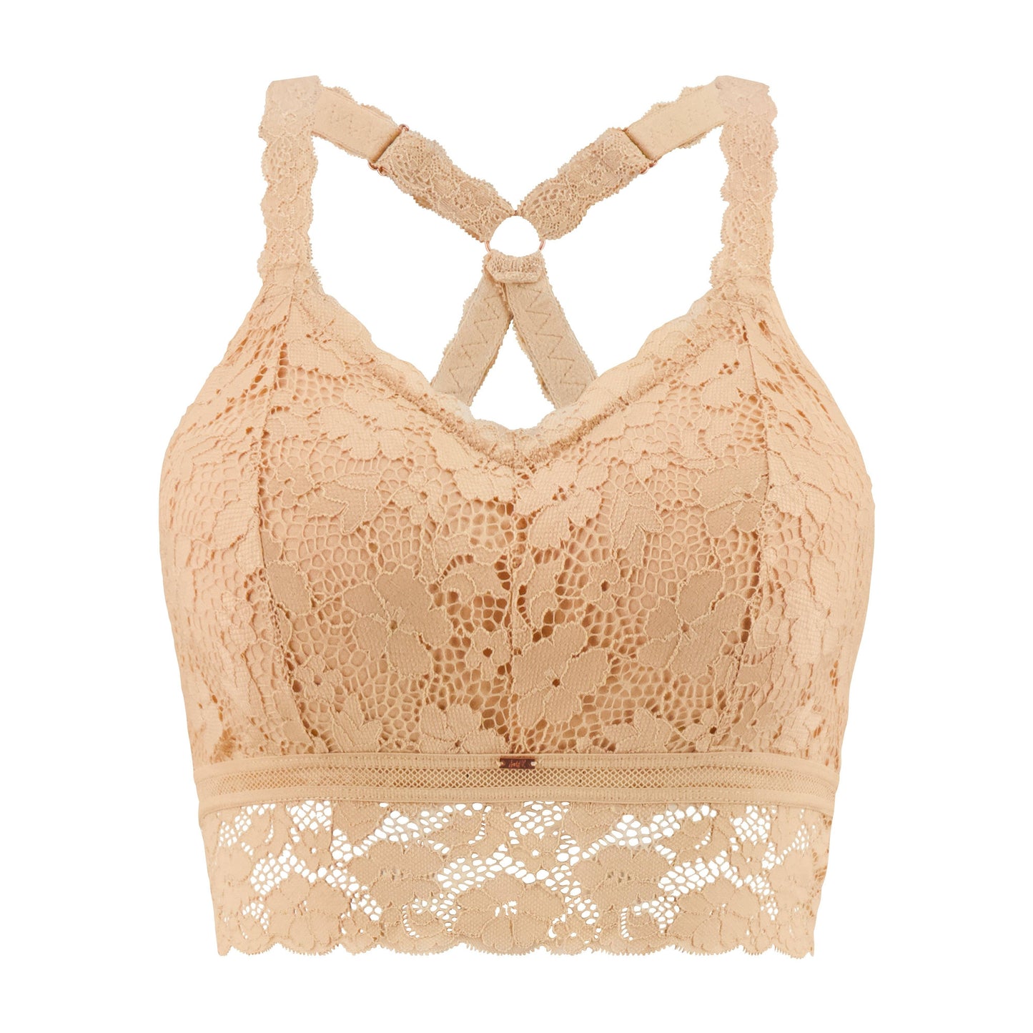 Juliette Lace Bralette by JadyK - Nude