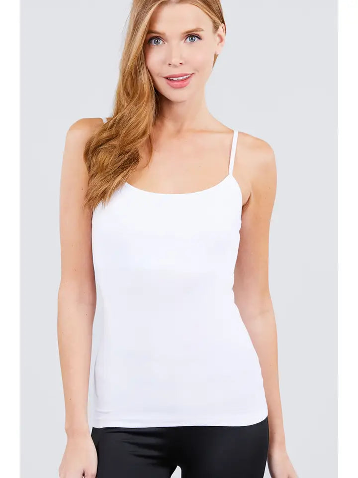 Cami Tank - White