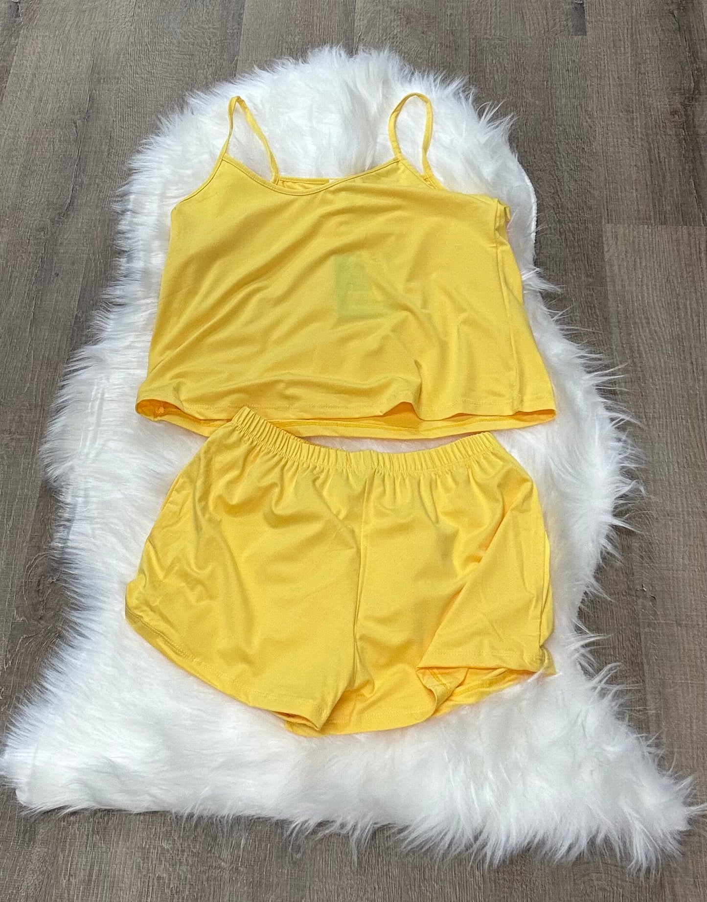 Cami Top & Shorts Lounge Set - Illuminating