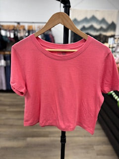 Carli Cotton Crop Top - Blush