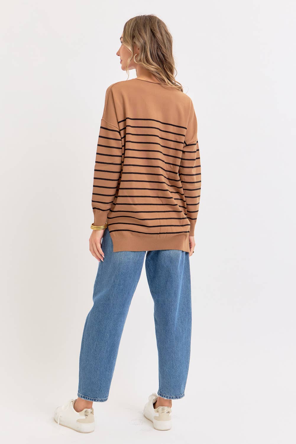 Bri Striped Knit Top