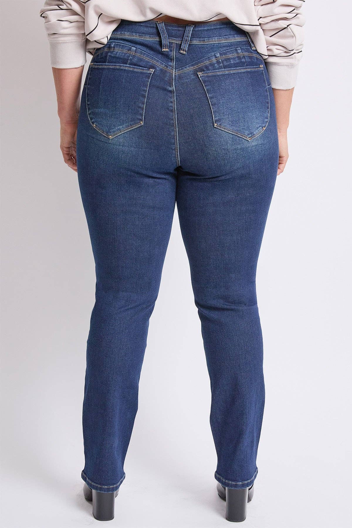 Plus High Rise Curve Straight Leg