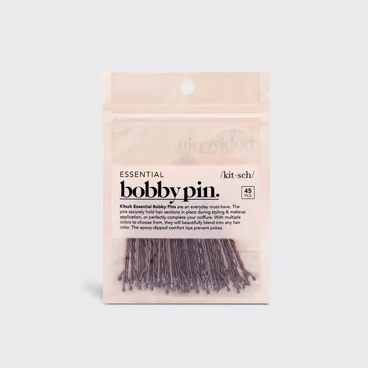 Kitsch Bobby Pins - Brown