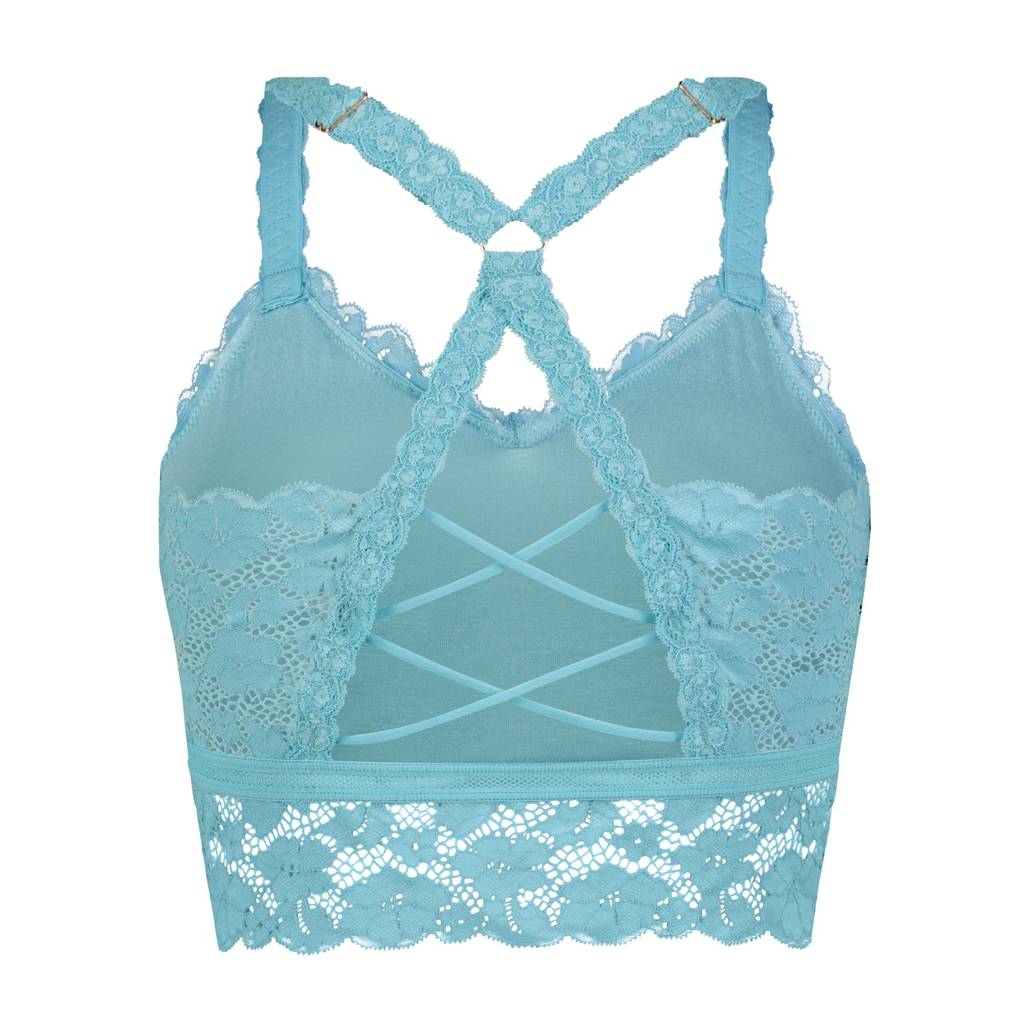 Juliette Lace Bralette by JadyK - Milky Blue