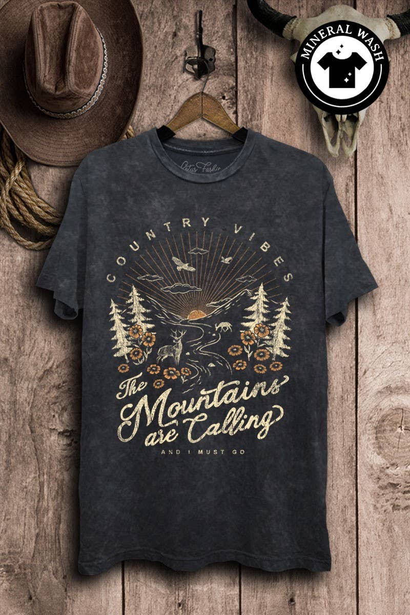 Mountains Are Calling Graphic T