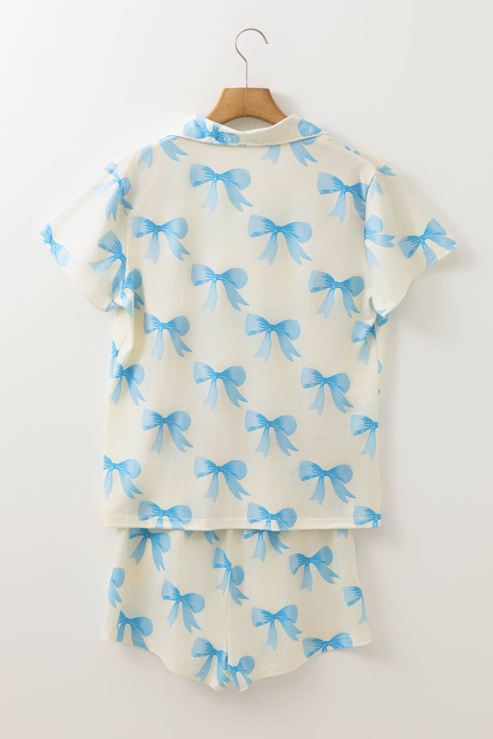 Blue Bow PJ Set