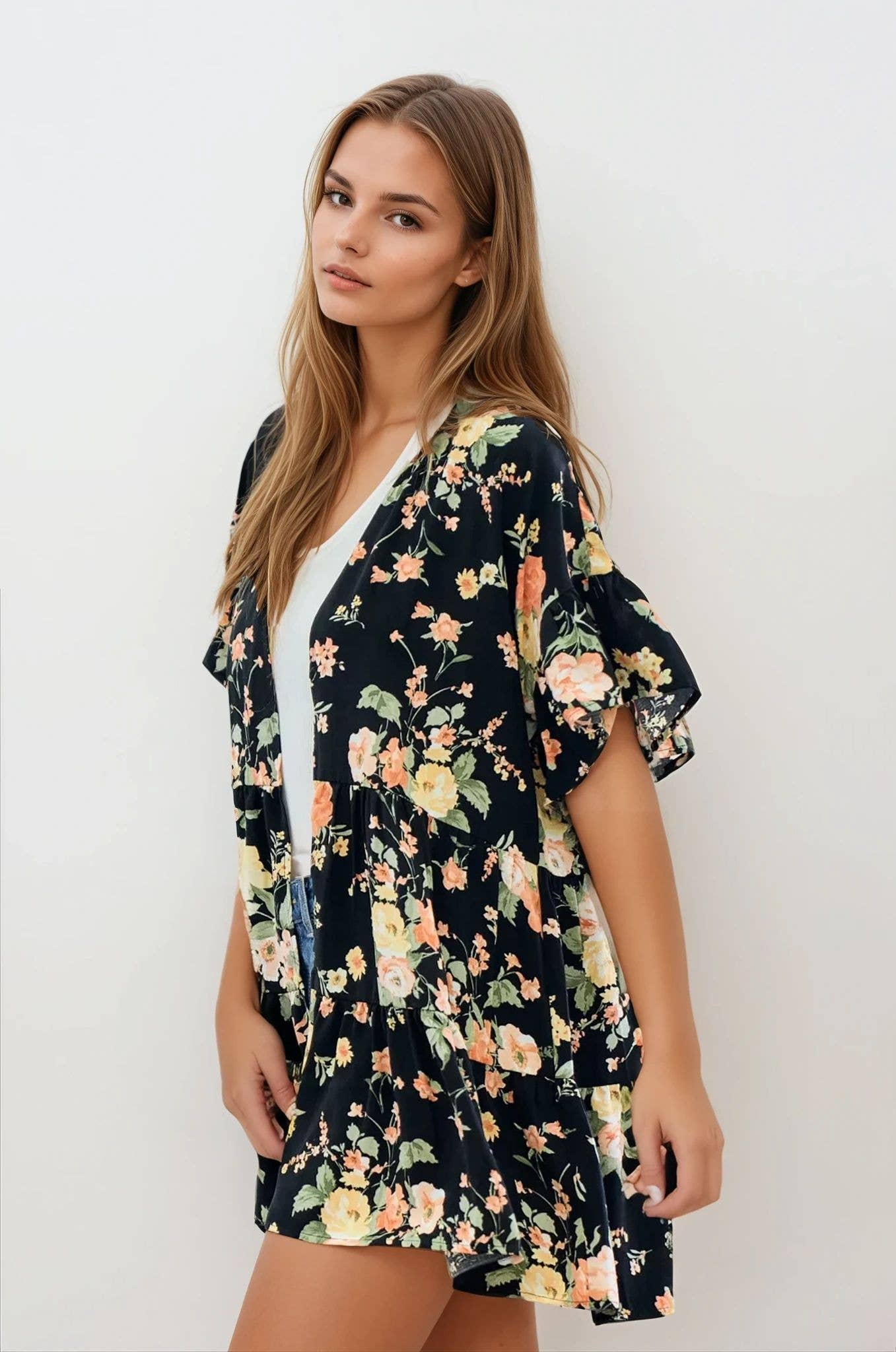 Tiara Floral Kimono