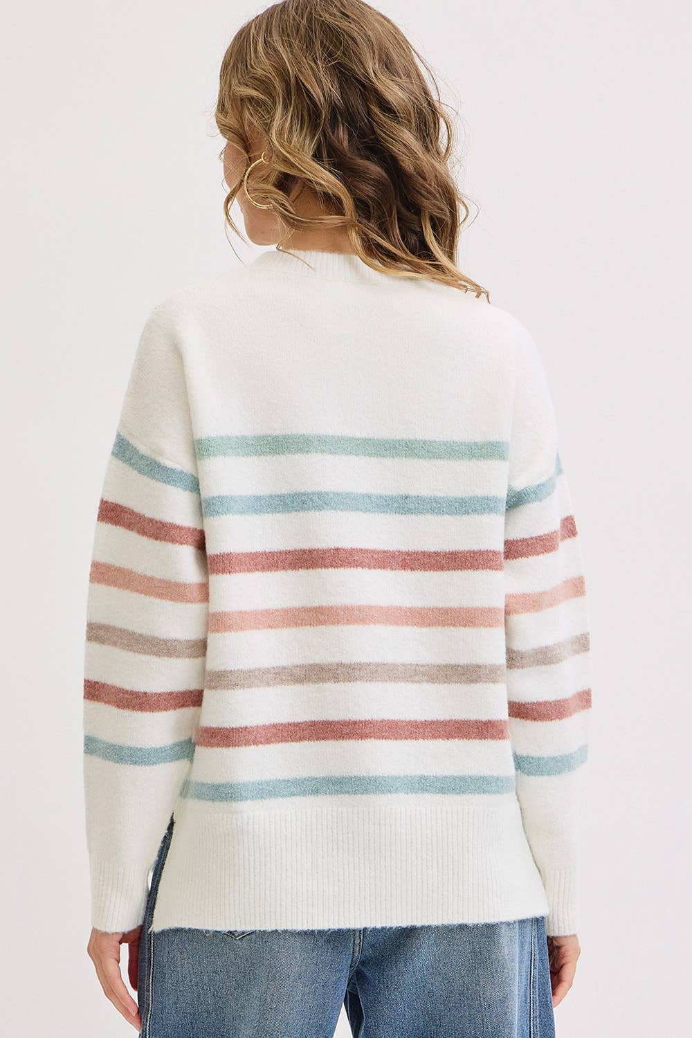 Cozy Stripe Knit Sweater