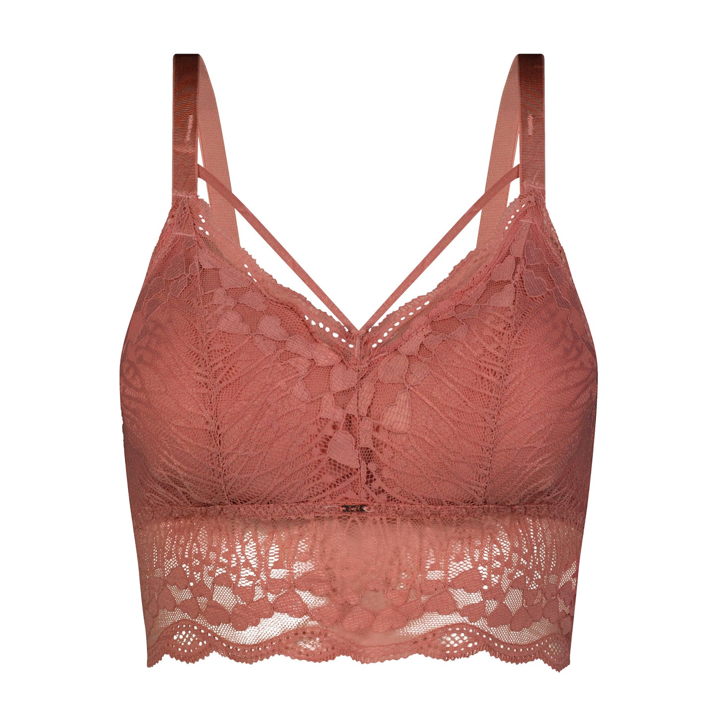 Luna Lace Bralette - Brick