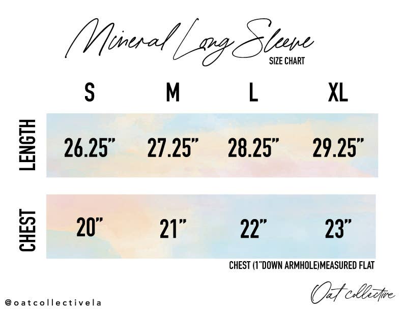 Baseball Mineral Wash Long Sleeve