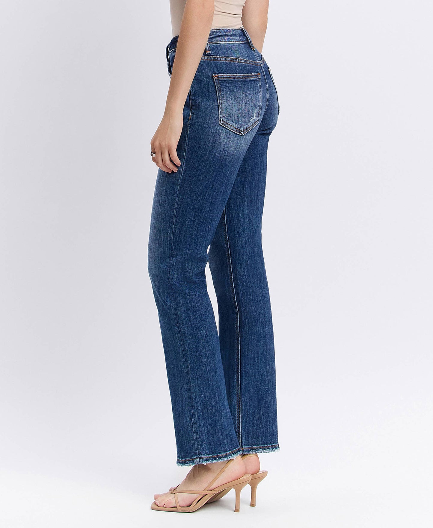 Rae Mid-Rise Straight Jeans
