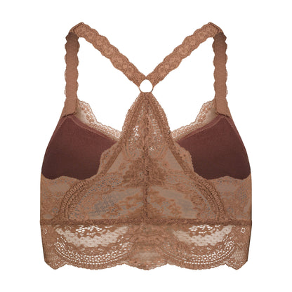 Natalie Lace Bralette -Mocha