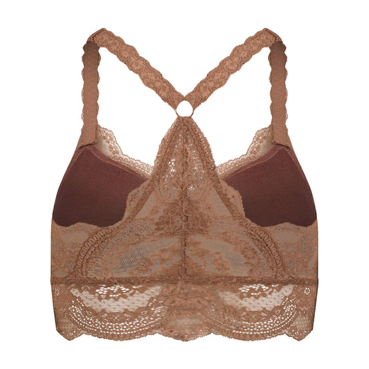 Natalie Lace Bralette -Mocha