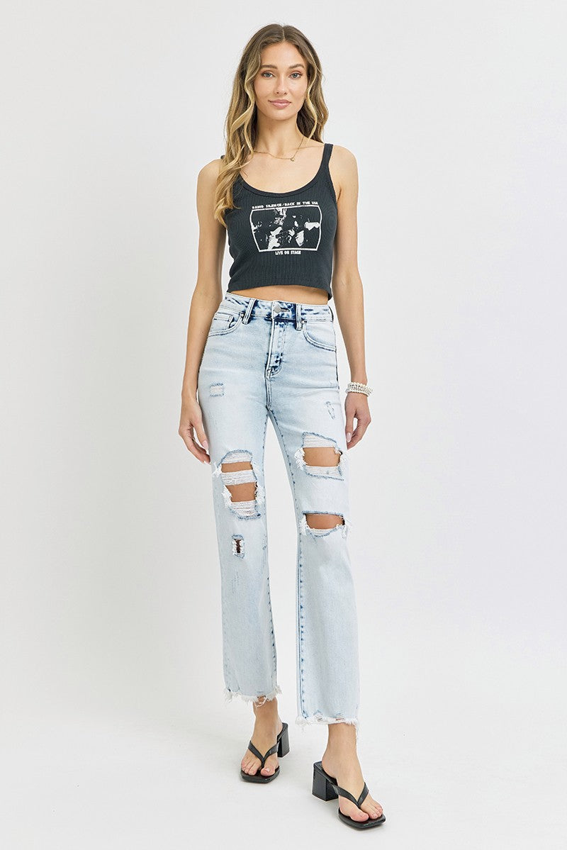 Riley High Rise Ankle Jean