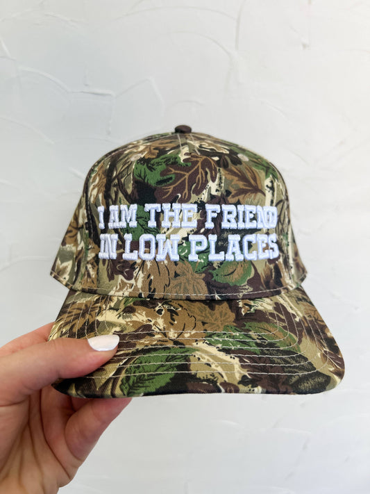 Friend in Low Places Camo Hat