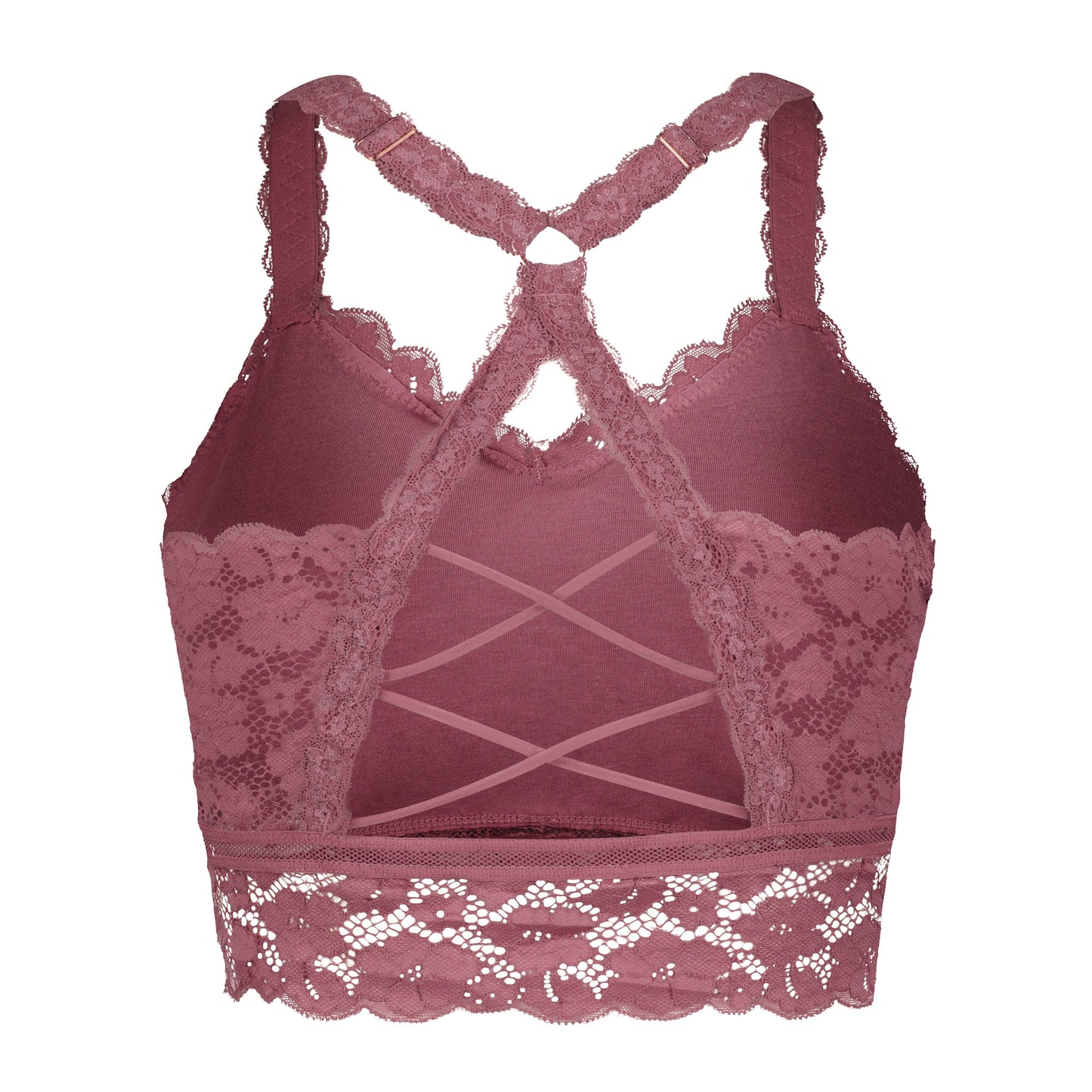 Juliette Lace Bralette by JadyK - Tea Rose