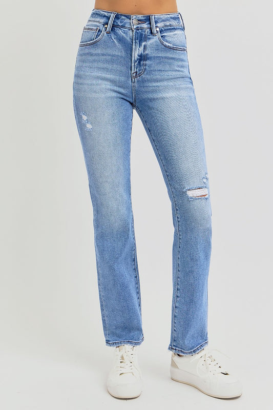 Holly High Rise Straight Jeans