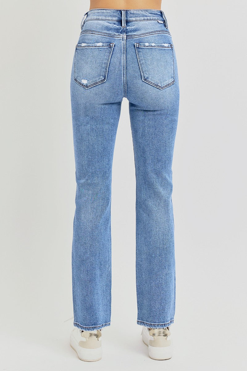 Holly High Rise Straight Jeans