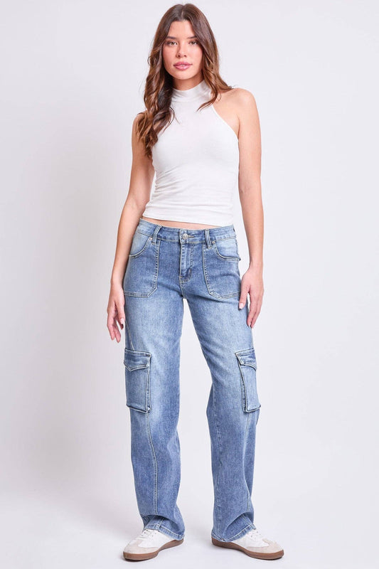High Rise Skater Cargo Jeans