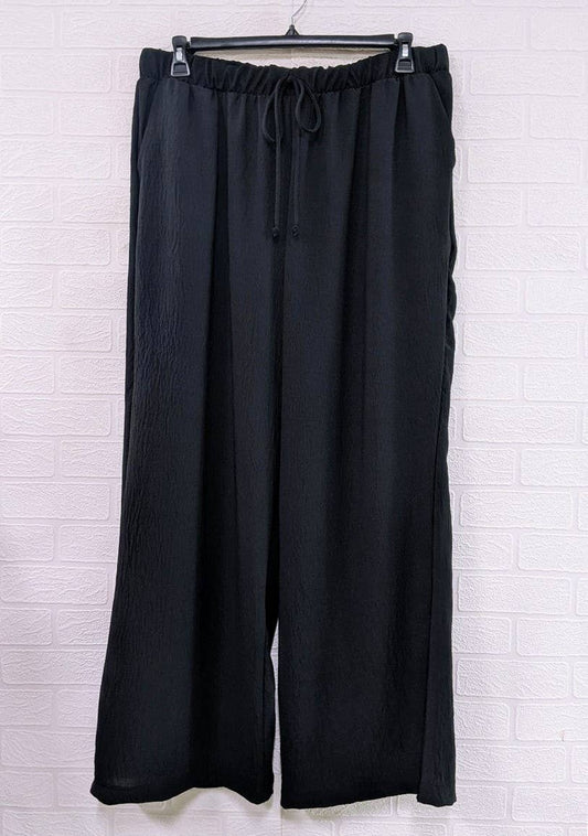 Plus Size Woven Pant - Black