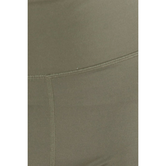 HighWaist Leggings Side Pockets - Grey Sage