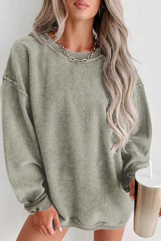 Leah Knit Pullover - Sage Green