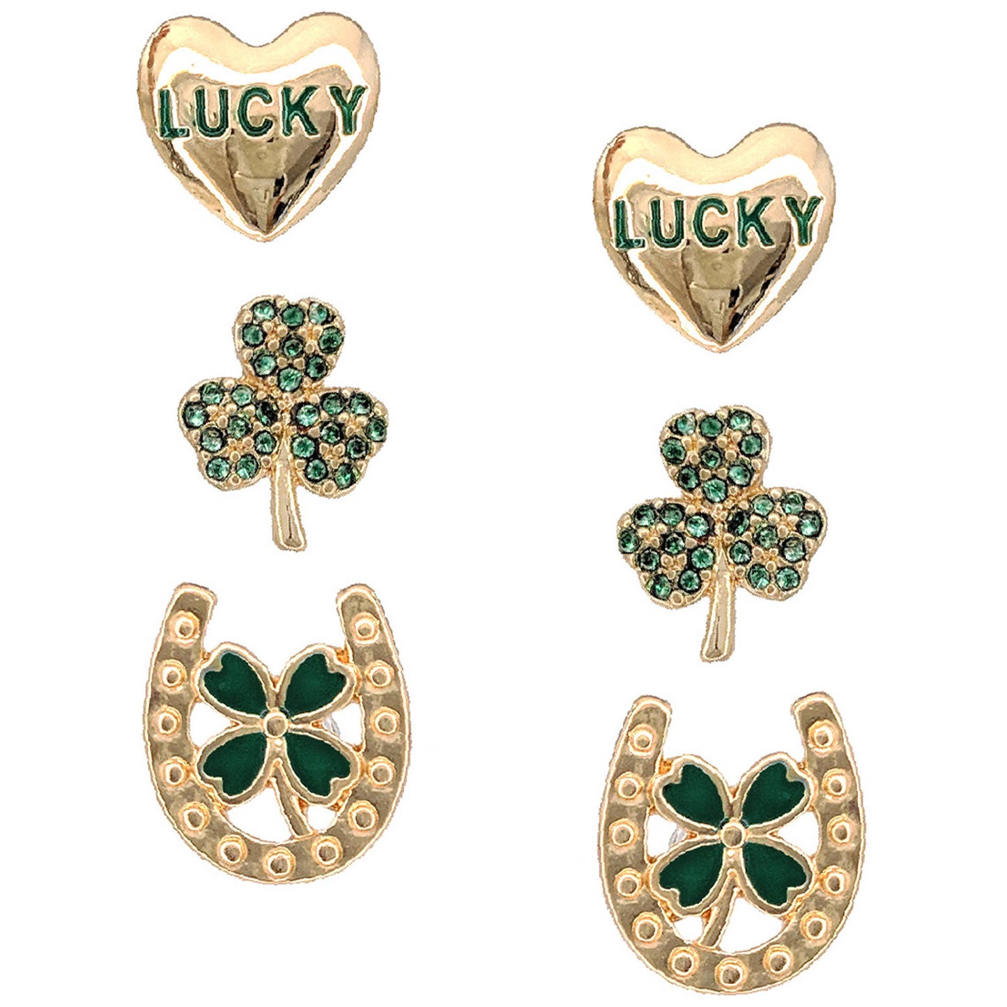 St. Patrick's Day Earrings Set