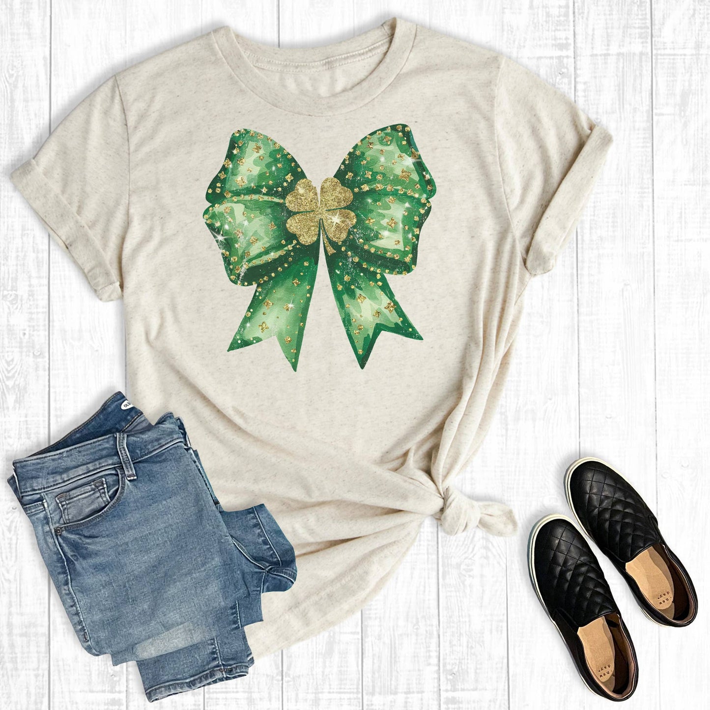 St Paddy's Day Bow Tee