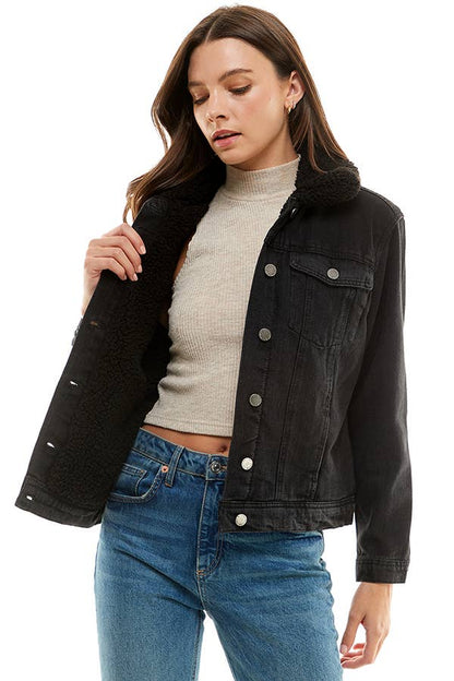 Sherpa Trucker Jean Jacket