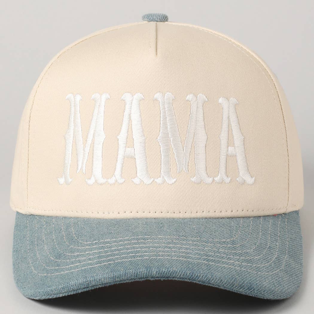 MAMA Baseball Cap - Denim