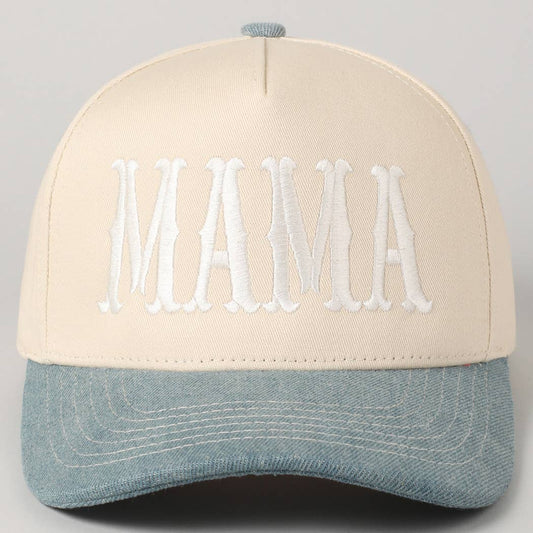 MAMA Baseball Cap - Denim