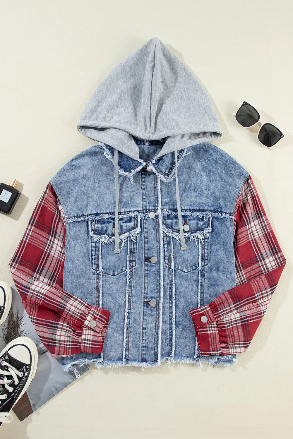 Beau Hooded Denim Jacket