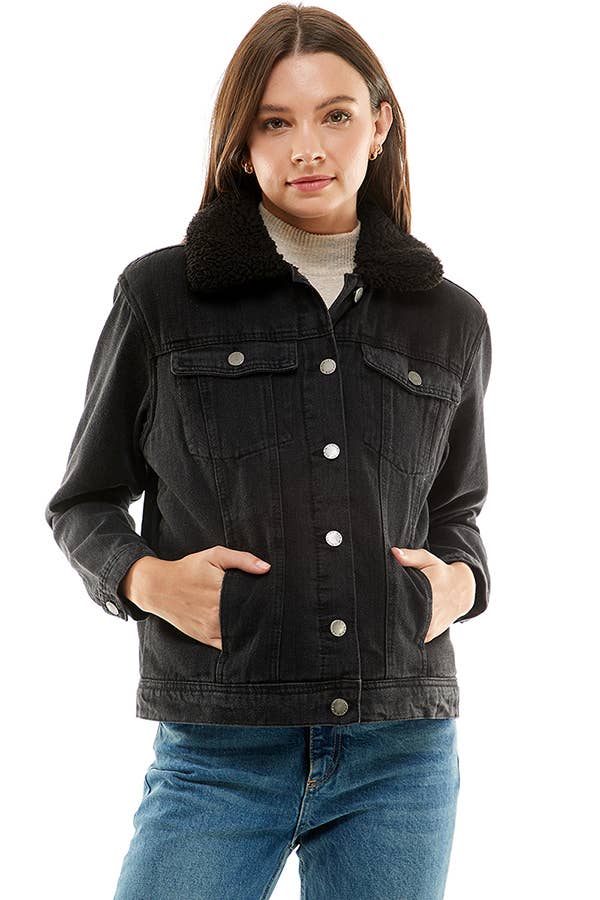 Sherpa Trucker Jean Jacket