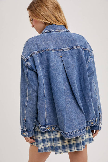 Demi Denim Jacket - Med Wash