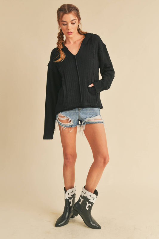 Raquel Hooded Sweatshirt W/Pocket