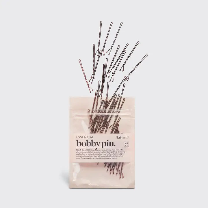 Kitsch Bobby Pins - Brown