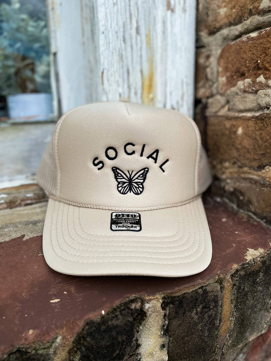 Social Butterfly Trucker