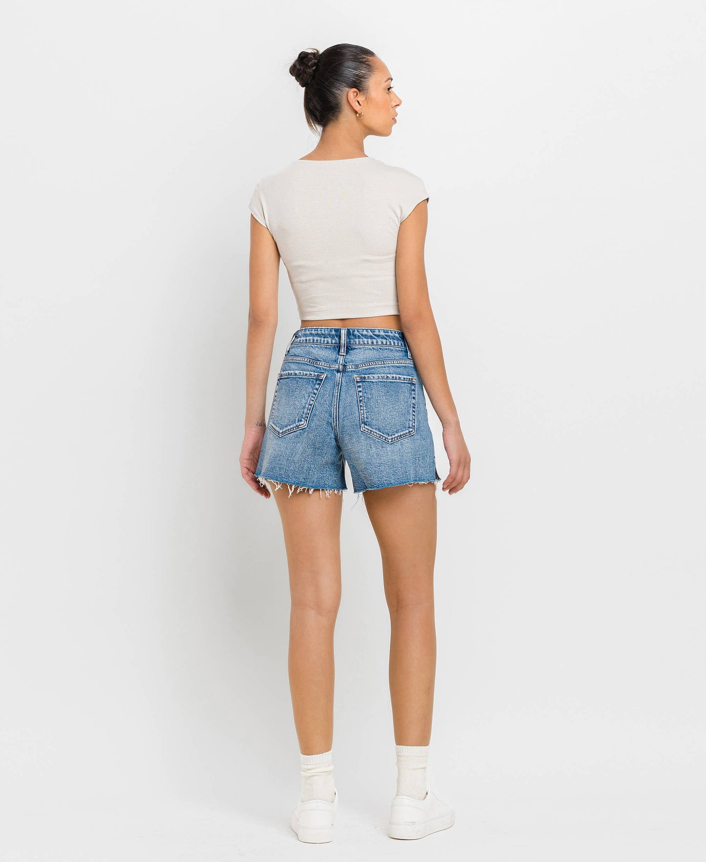 Rebecca High-Rise Shorts by Flying Monkey