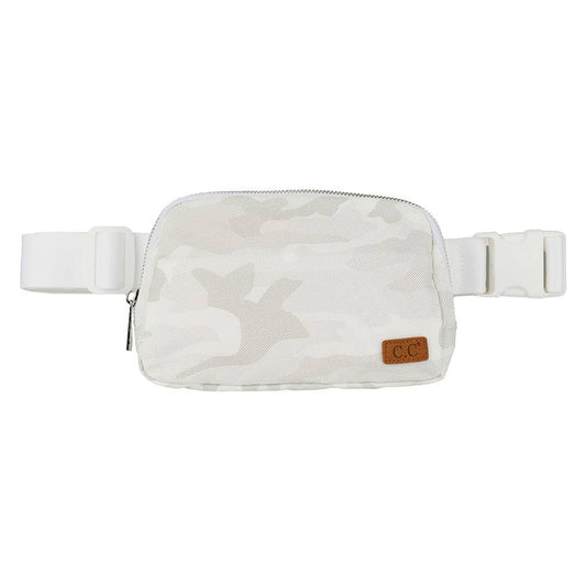 CC Waterproof Fanny Pack - Camo White