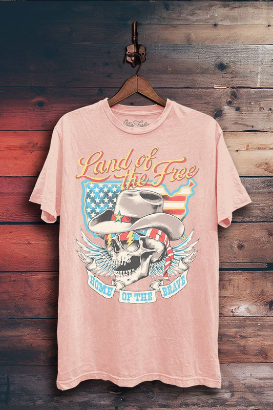 Land Of The Free Graphic Top
