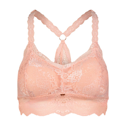 Natalie Lace Bralette -Mocha